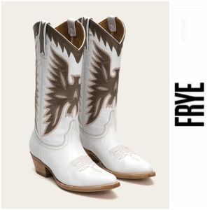 Rare/HTF Frye Carrie Firebird Mid Italian Leather Boots